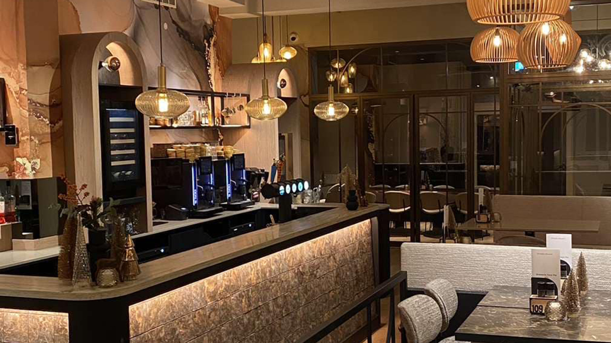 Het restaurant van Brasserie Tante Pos in Ommen